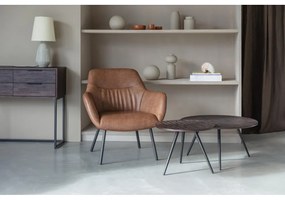 Fotoliu maro Dude – White Label