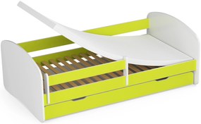 Pat pentru copii Pranshi III (lămâie verde) (cu saltea). 1070793