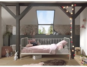 Pat pentru copii 90x200 cm alb Alice - Vipack