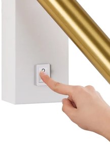 Spot LED de perete Brilagi MAYA LED/3W/230V 4000K alb/auriu