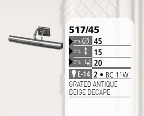 Aplica de perete tablou Picture Light 517/45 Bejorama