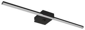Aplica LED design modern Jaime negru, opal