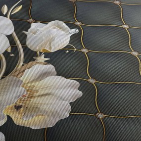 Tablou - Imagine cu flori de trandafir alb (150x105 cm)