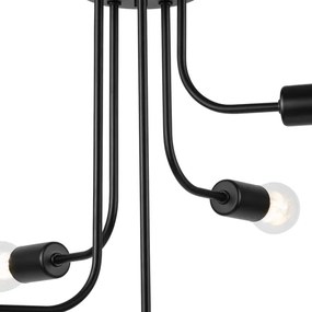 Lustră aplicată TRINITY 5xE27/15W/230V negru