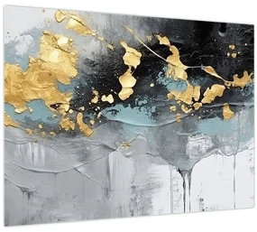 Tablou pe sticlă - Abstracție (70x50 cm)