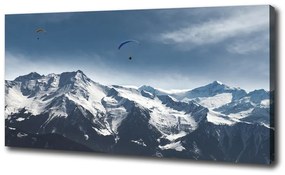 Tablou pe pânză Parapantism alpi
