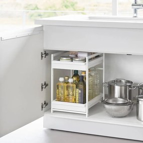 Raft suplimentar alb din metal 30x42 cm Tower – YAMAZAKI