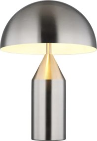 Globo 21030N - Lampă de masă ATOMA 2xE27/40W/230V crom mat