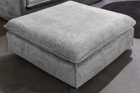 Taburete confortabil, suport pentru picioare Heaven 100cm, boucle gri