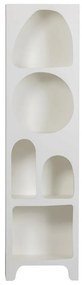 Bibliotecă albă 48x180 cm Caz – WOOOD
