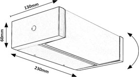 Aplica perete exterior, Protectie IP54 Cubbington