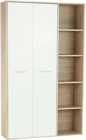 Dulap MAURUS NEW MA52, stejar sonoma/alb, PAL melaminat, cu 2 usi, 111