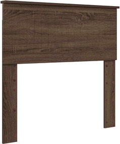 vidaXL Tăblie cap Stejar închis 90 cm Lemn compozit