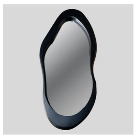 Oglindă de perete 120x50 cm negru