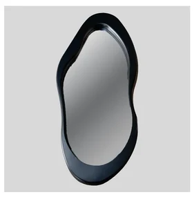 Oglindă de perete 120x50 cm negru