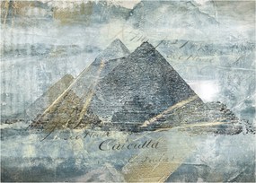 Tablou - Piramide în filtru albastru (70x50 cm)