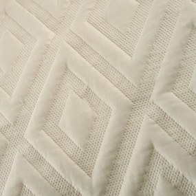 Lenjerie de pat bej pentru pat dublu 200x200 cm Jacob Geo – Catherine Lansfield