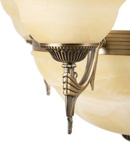 BRILAGI - Lustru suspendat pe lanț DAHLIA 6xE27/40W/230V diam. 74 cm alamă