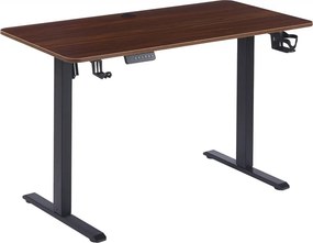 ELEVON WX-009 – Birou Reglabil Electric, Înălțime Reglabilă 72–118 cm, Blat Monobloc PAL de Înaltă Densitate 15 mm, Cadru Metalic din Oțel 65×45 mm, Panou Electronic, 100 × 60 cm, Walnut