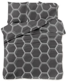 Lenjerie de pat din microfibra Culoare negru, ZORINO