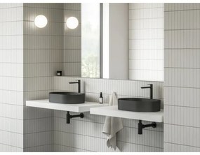 Ravak XJX0D155000 - Lavoar pentru blat CERAMIC SLIM 55 x 37 cm ceramică/negru