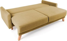 Canapea extensibilă Bonami Selection Pop, galben