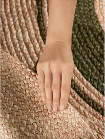 Covor în culoare naturală reversibil/țesut manual rotund din iută ø 150 cm Basil – Hanse Home