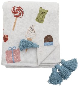 Pătură pentru copii albă 130x160 cm Sweets – Bloomingville Mini