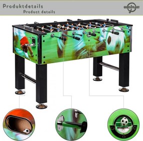GamesPlanet Fotbal profesionist Leeds, 140x73x87 cm, motiv