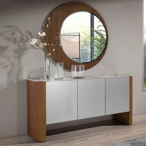 Comoda deosebita design LUX Walnut-Marble