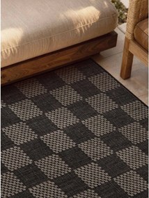 Covor pentru exterior și interior negru/crem 120x170 cm Haringey Dorothy – Ted Baker