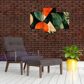 Tablou - Motive naturale geometrice II. (90x60 cm)