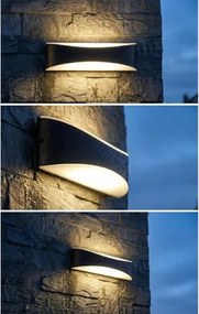 Aplica de perete pentru exterior LED/10W/230V IP65, negru