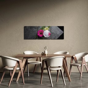 Tablou - Noaptea în Bangkok (cu ceas) (90x30 cm)