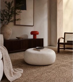 Măsuță de cafea albă 49x65 cm Pebble – vtwonen