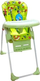 Scaun de masa pentru copii si bebe Baby Care™ CC reglabil in 3 trepte,pliabil, centura de siguranta, sezut comfortabil, masuta detasabila, pozitie
