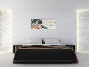 Tablou - Radio retro (120x50 cm)