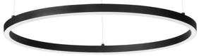 Lustra LED design modern Oracle slim sp d050 round 4000k on-off negru