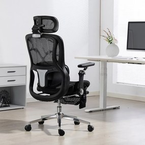 RHYTHM PRO Scaun ergonomic cu funcție Rhythm, sezut Translatie, cotiere 6D, Suport lombar ajustabil, Mesh, Negru