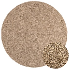 vidaXL Covor ZIZUR, aspect iută, 120 cm, pentru interior și exterior