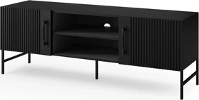 Masuta RTV RAFTT 152x55 cm, negru
