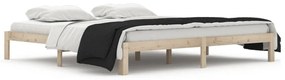 810385 vidaXL Cadru de pat, 200x200 cm, lemn masiv de pin