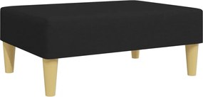 vidaXL Taburet, negru, 77x55x31 cm, material textil