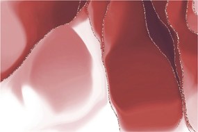 Tablou - Floare abstractă roșie N⁰3 (90x60 cm)