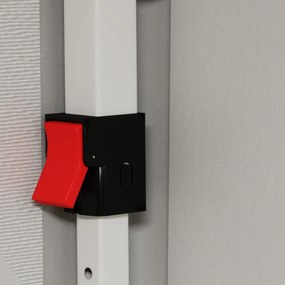 Outsunny Pavilion de grădină exterior pliabil 3 x 6 m cu 6 panouri laterale, sac de transport inclus, alb | Aosom Romania