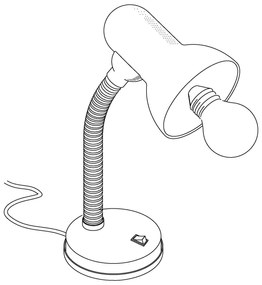 EGLO 9229 - Lampa de masa BASIC 1xE27/40W