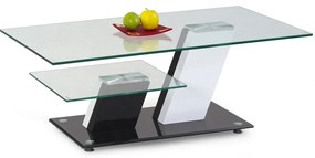 Masa de cafea Savana, transparenta/neagra