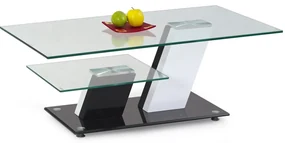 Masa de cafea Savana, transparenta/neagra