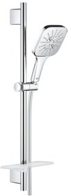 Grohe Rainshower Eco 9.5 SmartActive 130 Cube Set dus cu bara 60 cm si savoniera, crom