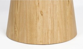 Masă de dining rotundă cu blat din piatră ø 115 cm Almira – White Label